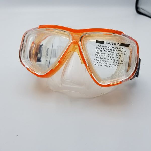 Used ScubaMax MK-252 Dolphin 4 Mask - Orange Clear - DIPNDIVE