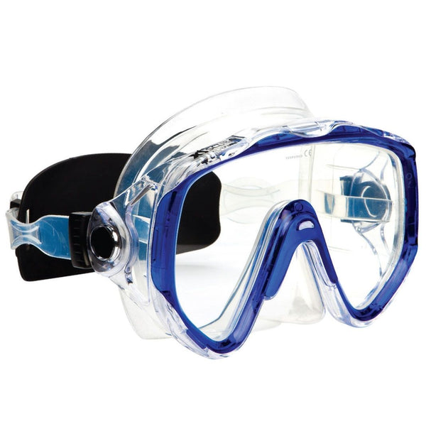 Open Box XS Scuba Cortez Dive Mask - Blue - DIPNDIVE