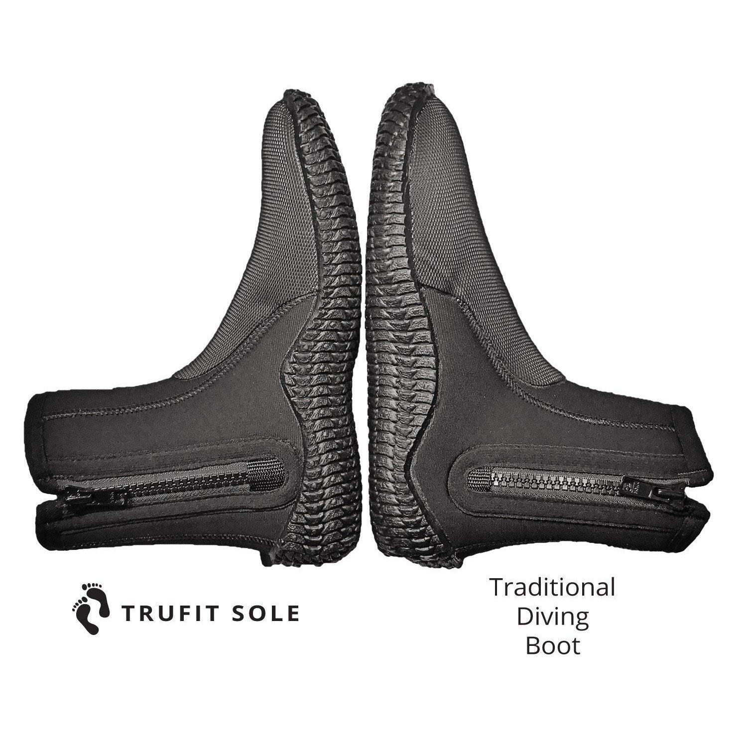 Tilos 5mm Trufit Titanium Zip Boot - DIPNDIVE