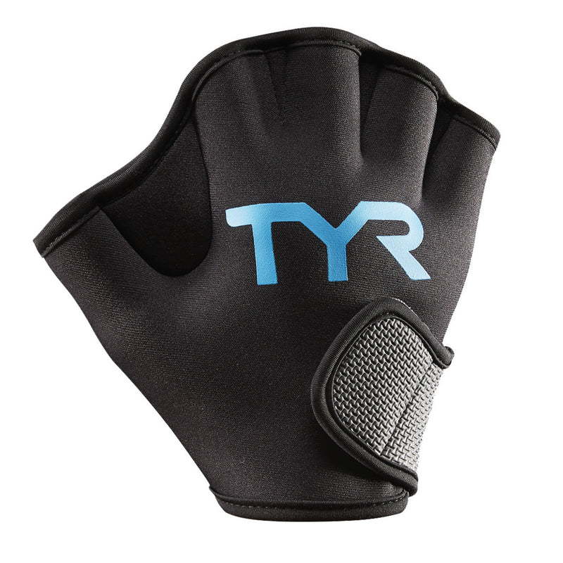 Open Box TYR Aquatic Resistance Gloves, Size: Small - DIPNDIVE