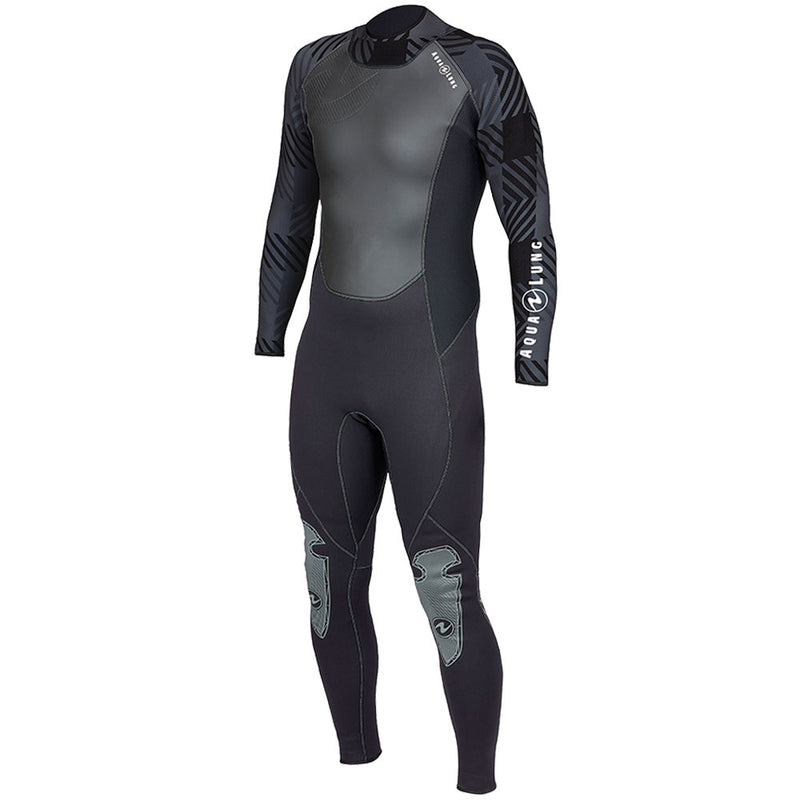 Used Aqua Lung 3mm Men's HydroFlex Jumpsuit - Black/Grey, Size: Large - DIPNDIVE