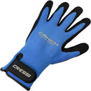 Open Box Cressi Conch Dyfiber Scuba Dive Gloves - Blue - X-Large - DIPNDIVE