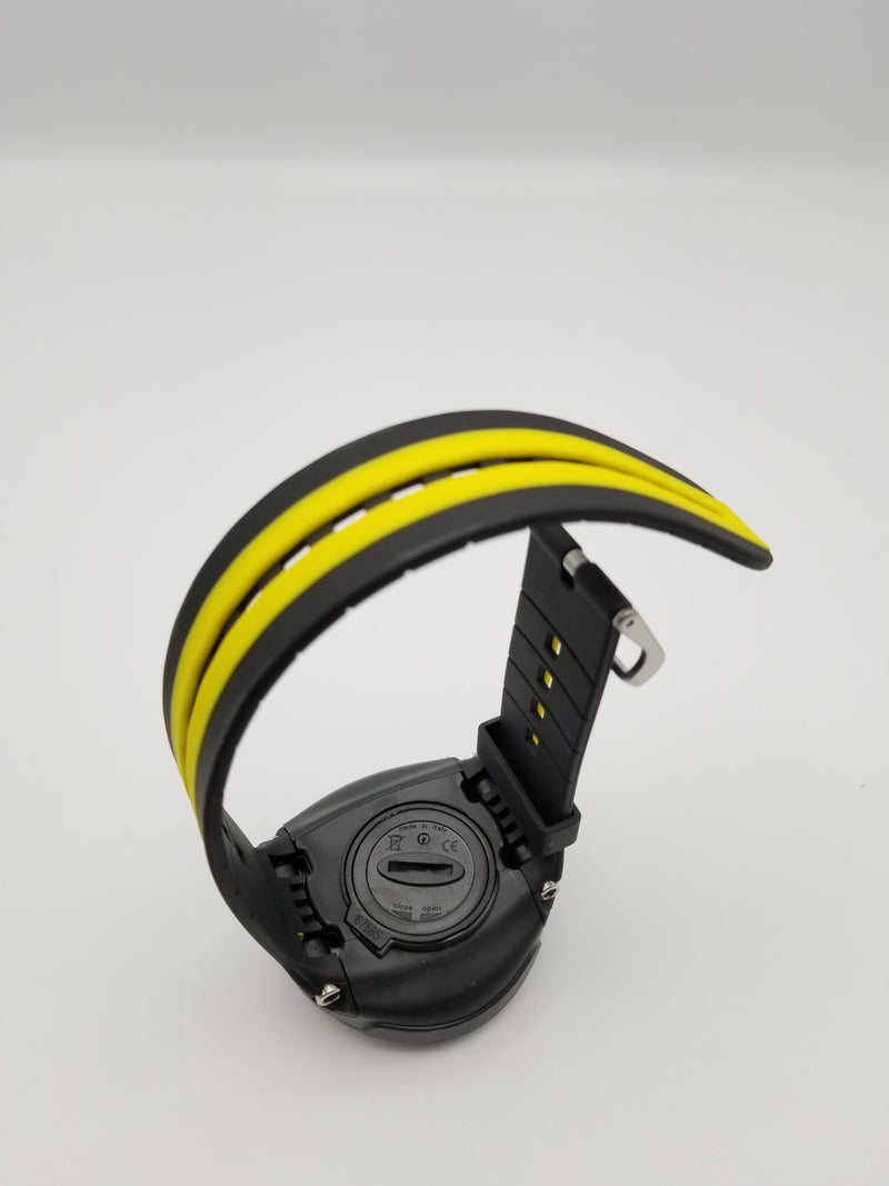 Used Cressi Leonardo Dive Computer Watch -Black / Yellow - DIPNDIVE