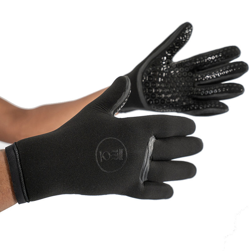 Open Box Fourth Element 5mm Neoprene Hydrolock Gloves - Black - Medium - DIPNDIVE