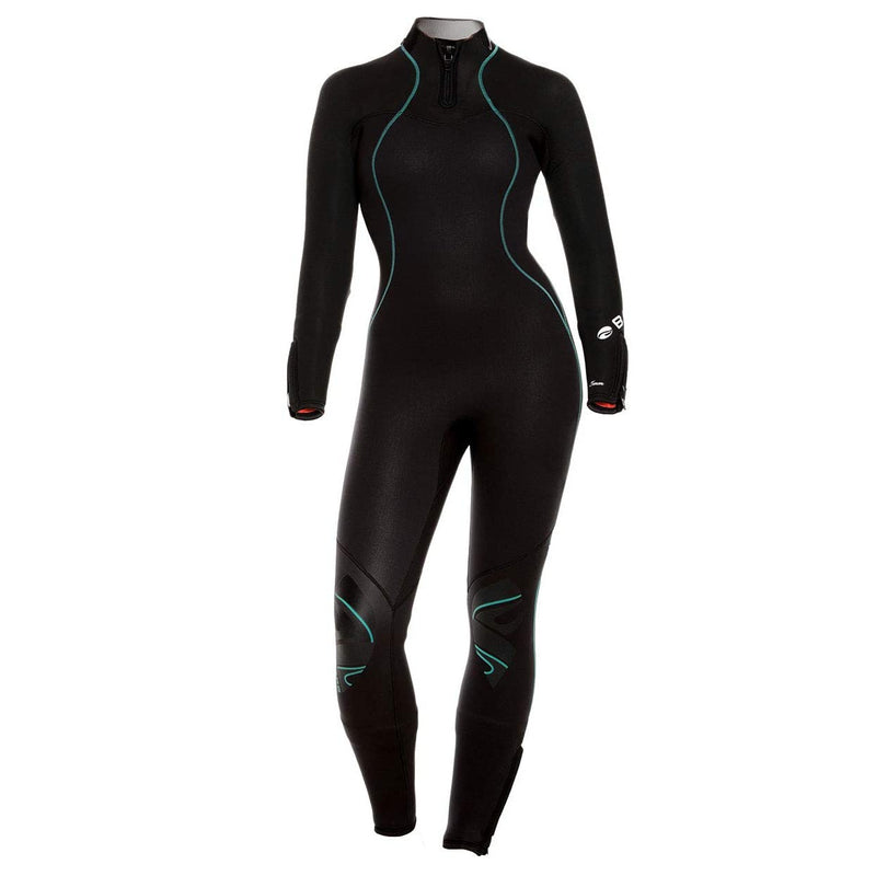 Open Box Bare 7mm Womens Nixie Ultra Dive Wetsuit-Black-06 - DIPNDIVE