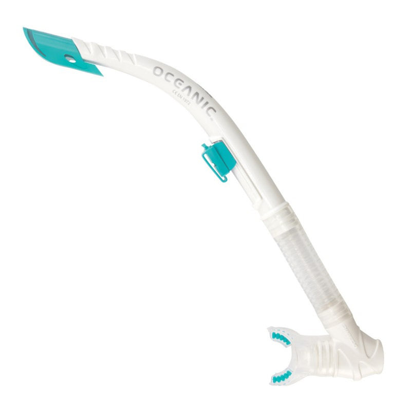 Open Box Oceanic Arid Extra Dry-Top Snorkel - Sea Blue/Clear - DIPNDIVE