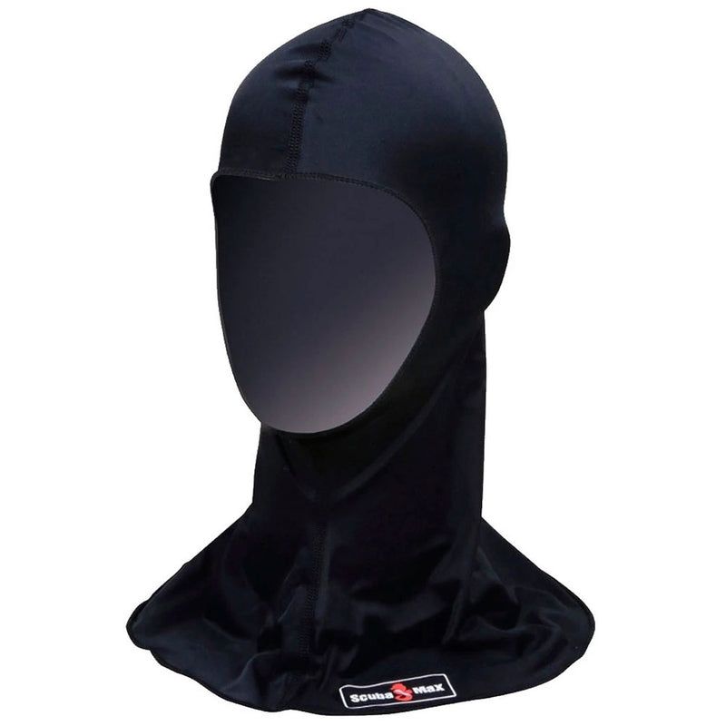 Open Box ScubaMax UV50 Spandex Hood for Warm Water Scuba Diving - Black - DIPNDIVE