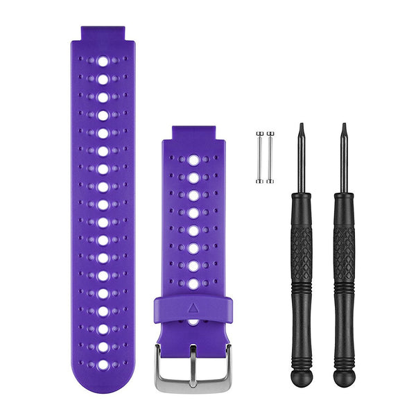 Open Box Garmin Replacement Silicone Watch Band - Purple Strike - DIPNDIVE