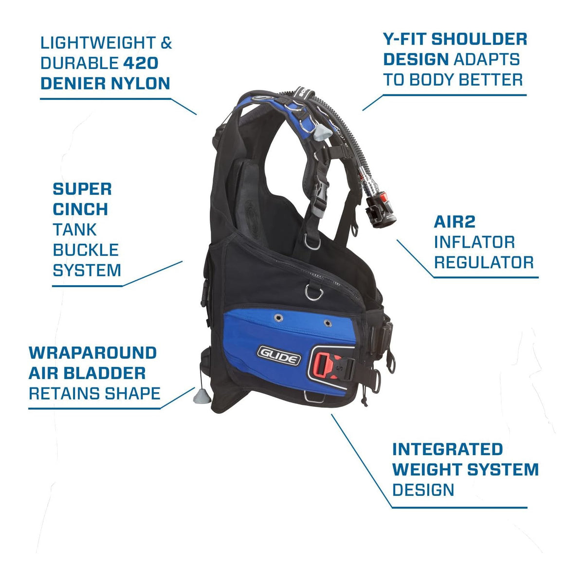 ScubaPro Glide Diving BCD | DIPNDIVE