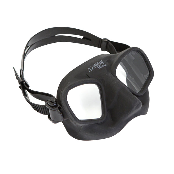 Open Box XS Scuba Apnos Freediving Mask - Black - DIPNDIVE