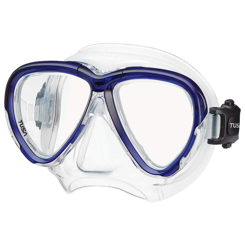 Used Tusa Intega Scuba Diving Mask - Cobalt Blue - DIPNDIVE