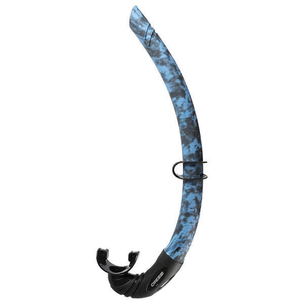 Open Box Cressi Corsica Adult Size Snorkel-Blue Hunter - DIPNDIVE