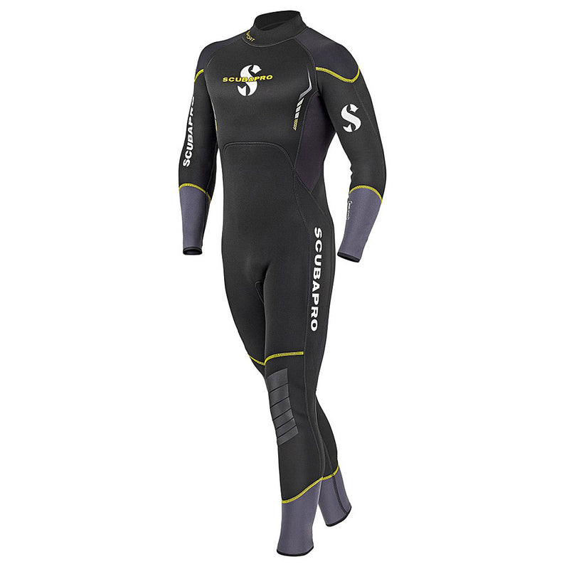 Open Box ScubaPro Men's Sport Steamer 3mm Bzip Wetsuit - Black/Yellow - XXXLarge - DIPNDIVE