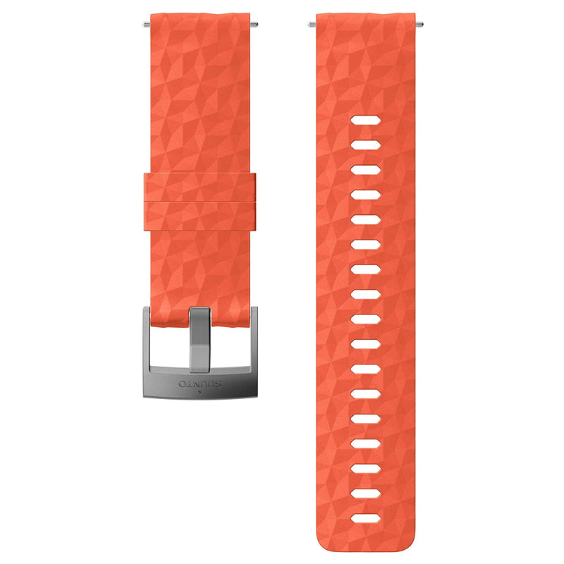 Open Box Suunto 24mm Explore 1 Silicone Strap - Coral/Gray - DIPNDIVE