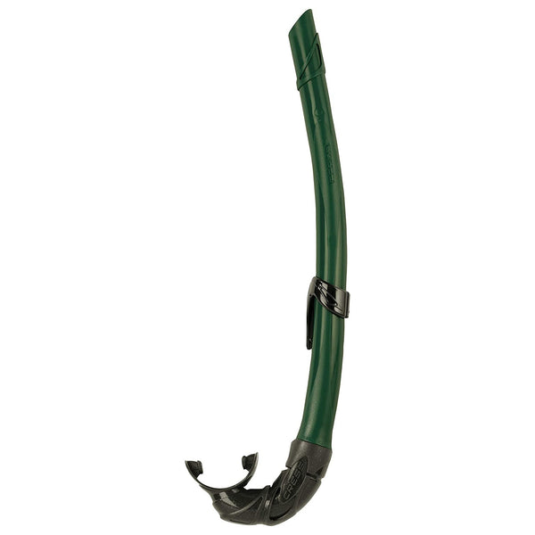 Open Box Cressi Corsica Adult Size Snorkel-Black/Green - DIPNDIVE