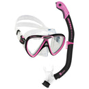 Cressi Ikarus Mask with Orion Semi-Dry Snorkel Combo - DIPNDIVE