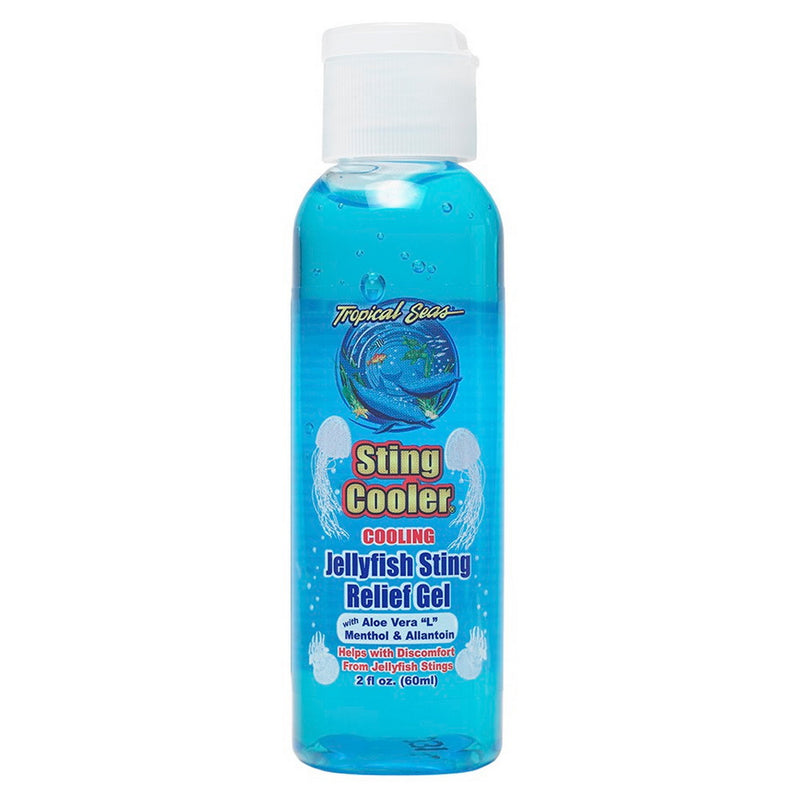 Land Shark Tropical Seas Sting Cooler Jellyfish Sting Relief Gel 2oz - DIPNDIVE