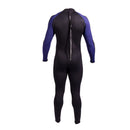 Open Box NeoSport 5mm Men’s Neoprene Backzip Jumpsuits-Black/Blue-XX-Large - DIPNDIVE