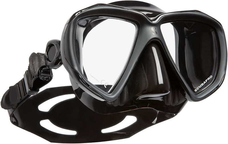 Used ScubaPro Spectra Mask - All Black - DIPNDIVE