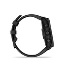 Garmin Fenix 7X Sapphire Solar Black DLC Titanium with Black Band - DIPNDIVE