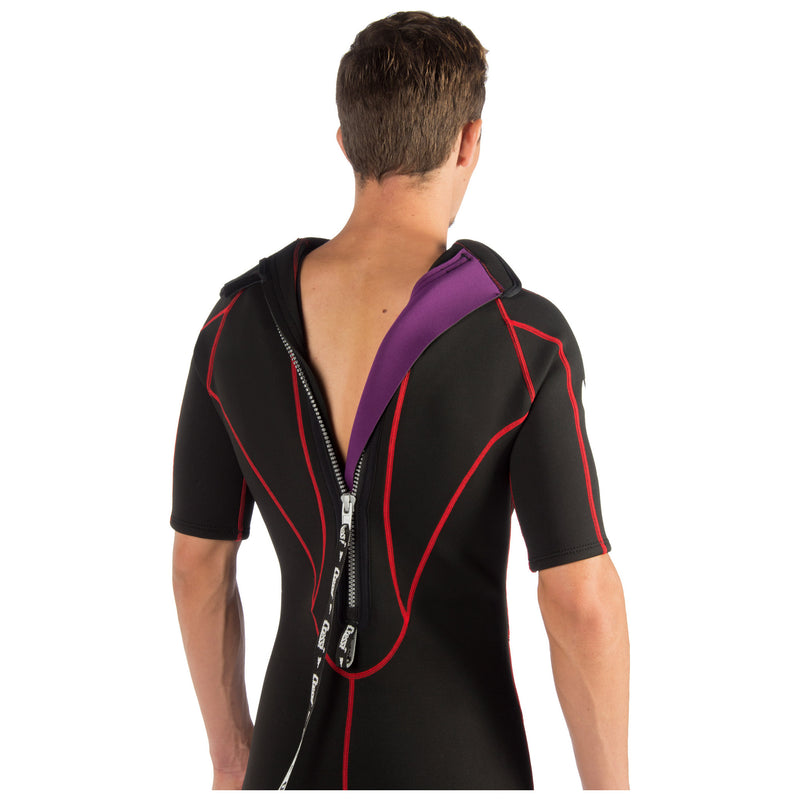 Cressi 2.5mm Man Tortuga One-Piece Shorty Wetsuit - DIPNDIVE