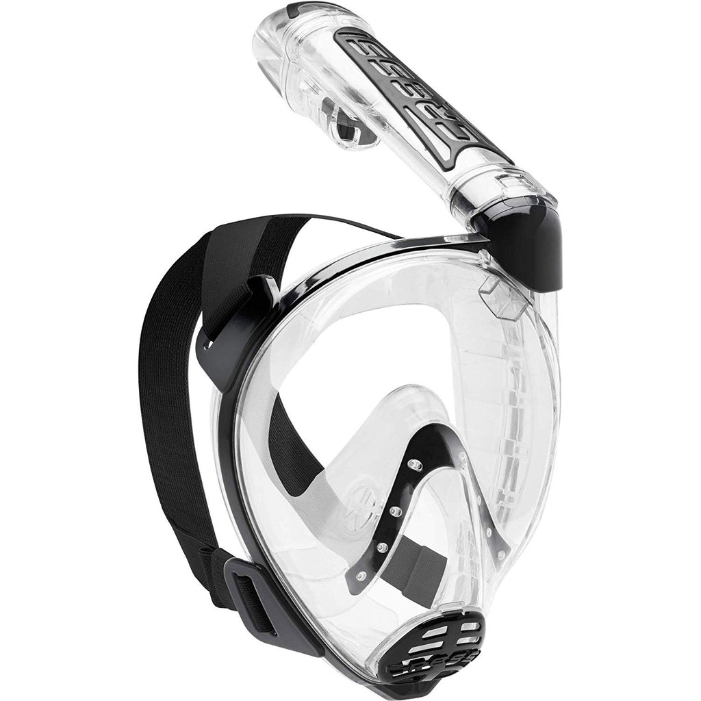 Open Box Duke Dry Full Face Mask Clear Black Small Medium