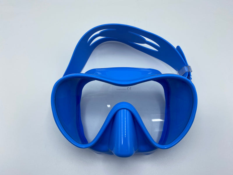 Used Cressi F1 Frameless Dive Mask - Blue - DIPNDIVE