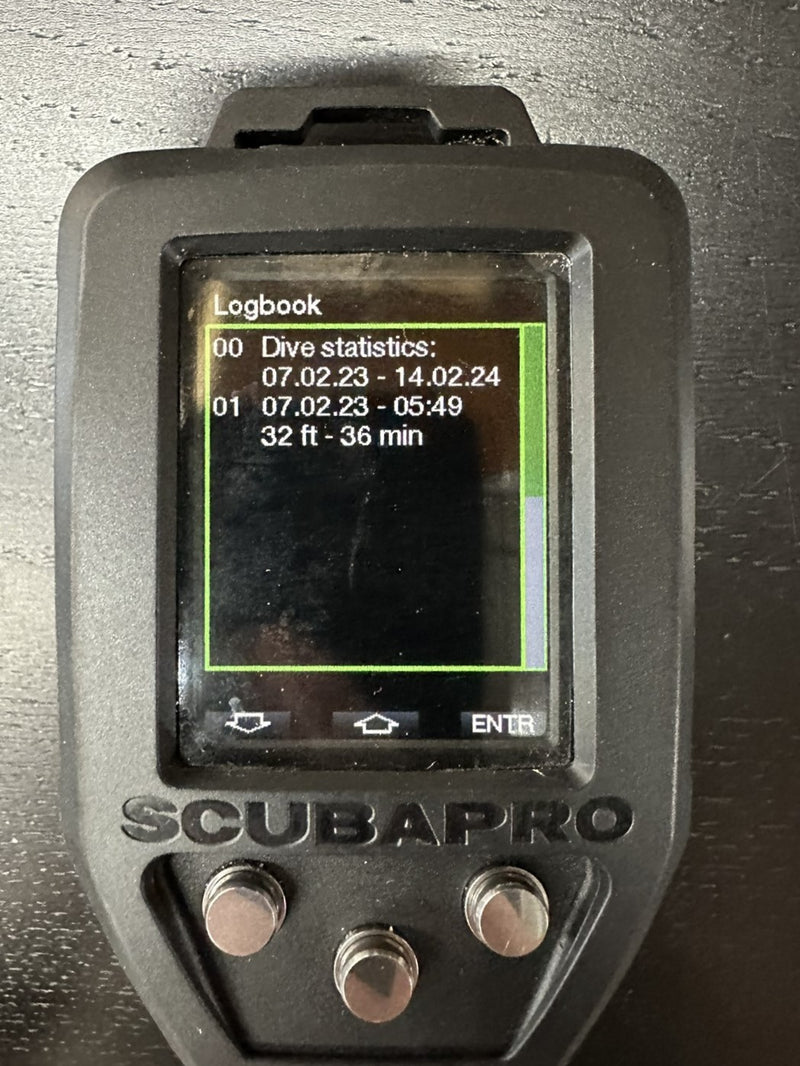 USED ScubaPro G2 Console Dive Computer with Quick Release - DIPNDIVE