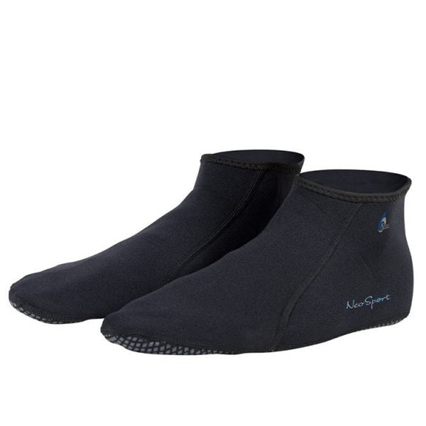 Open Box NeoSport 2mm Low Top Neoprene Sock, Size: 8 - DIPNDIVE