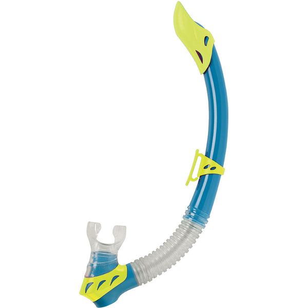 Used Cressi Rio Kids Rocks Snorkel (Blue / Yellow) - DIPNDIVE