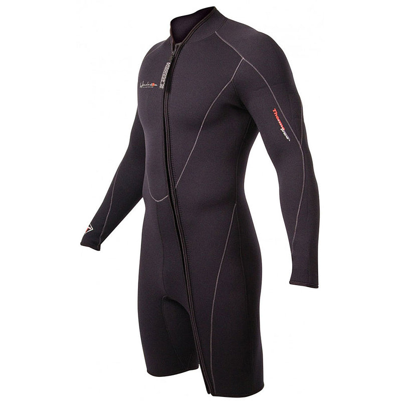 Open Box Henderson Man Thermoprene Long Sleeve Shorty / Jacket (Front Zip) 7mm Scuba Wetsuit-XSmall - DIPNDIVE