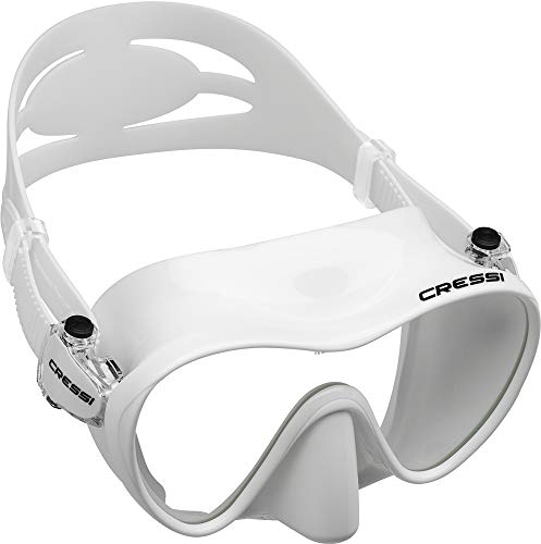 Open Box Cressi F1 Frameless Dive Mask - White - DIPNDIVE