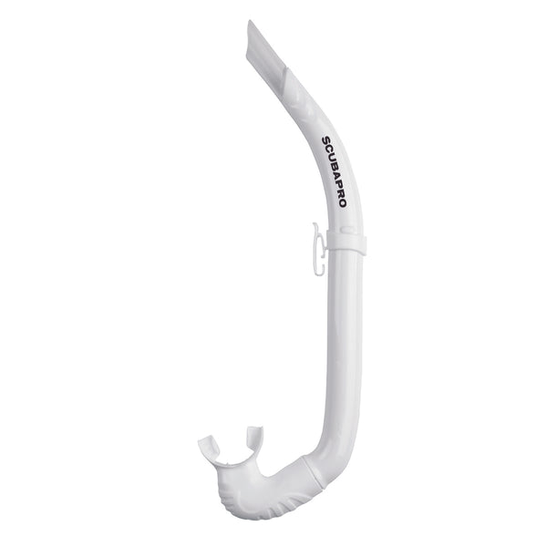 Open Box ScubaPro Apnea Freediving Snorkel (White) - DIPNDIVE