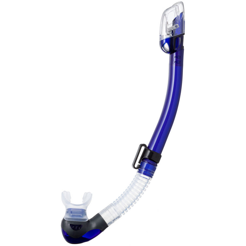 Used Tusa Hyperdry Elite II Dry Snorkel - Cobalt Blue - DIPNDIVE