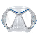 Open Box Oceanic OceanVu Scuba Dive Mask-Clear / Blue - DIPNDIVE