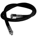Open Box XS Scuba Miflex Low Pressure Hoses-Black-22 inches - DIPNDIVE