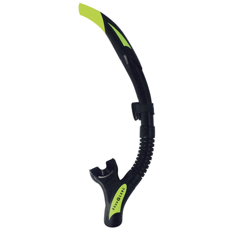 Used Aqua Lung Impulse 3 2-Valve Flex Snorkel (Black/N-Yellow) - DIPNDIVE