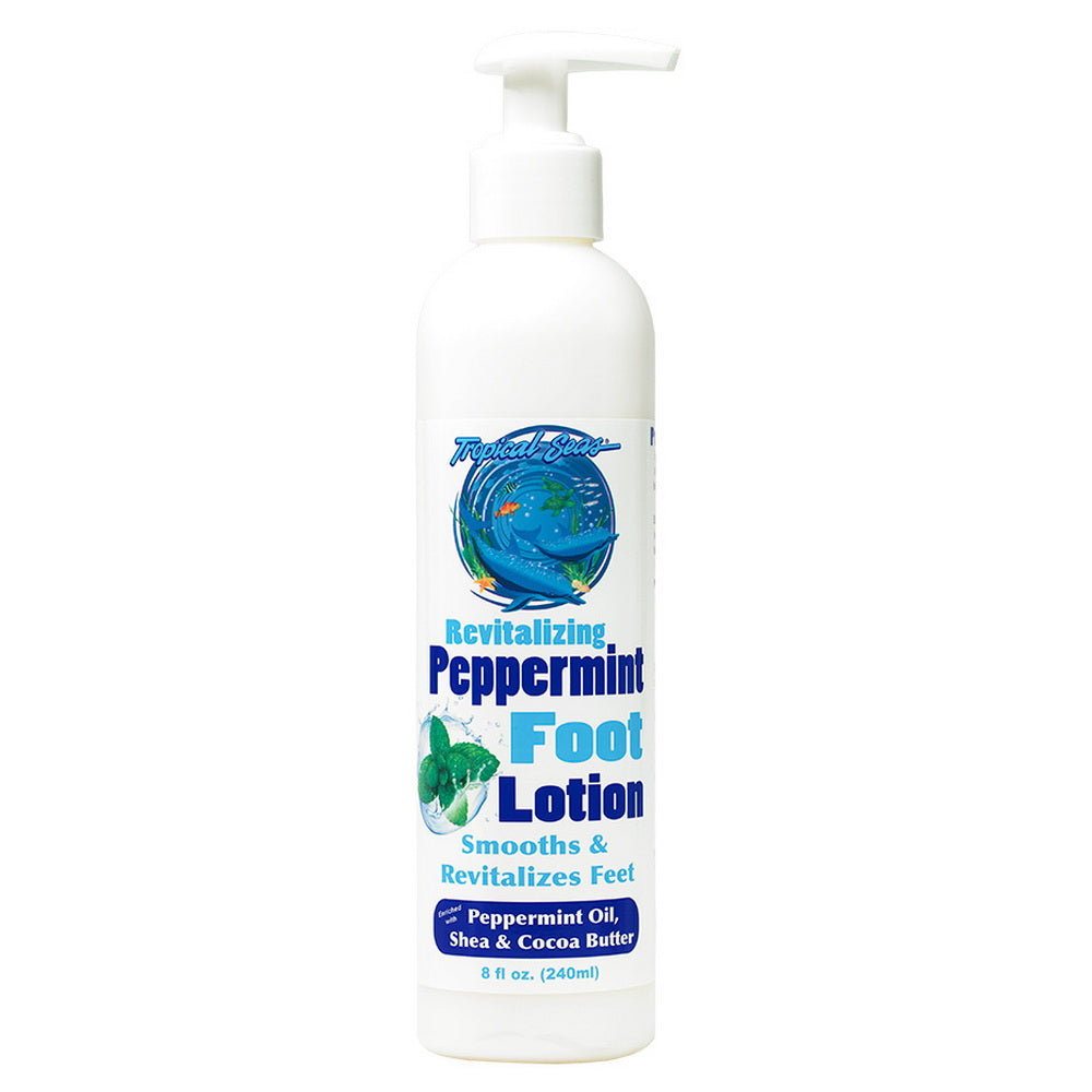 Land Shark Tropical Seas Revitalizing Peppermint Foot Lotion 8oz - DIPNDIVE