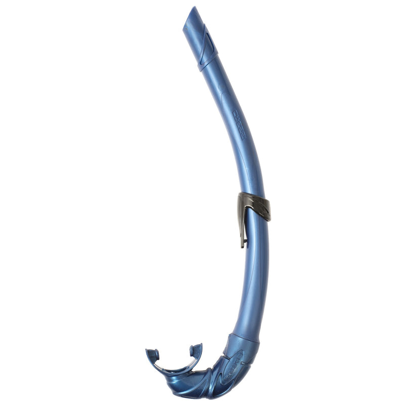 Used Cressi Corsica Adult Size Snorkel-Blue Metal - DIPNDIVE