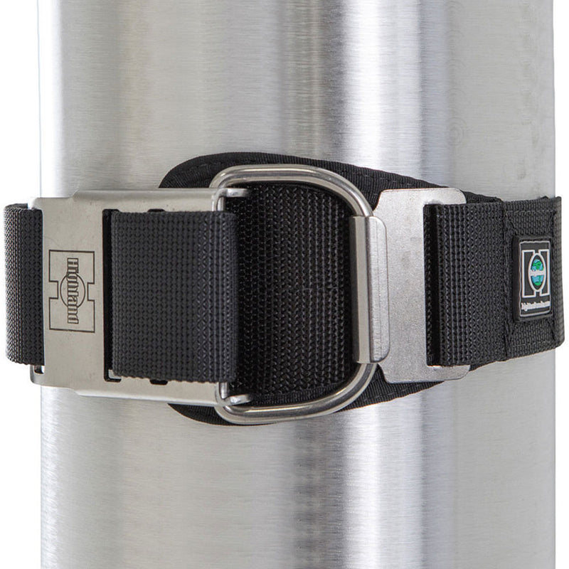 Open Box XS Scuba Tank Bands with Stainless Steel Cam Buckles (Pair) - DIPNDIVE