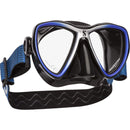 Open Box ScubaPro Synergy Mini Mask - Black/Blue/Silver - DIPNDIVE