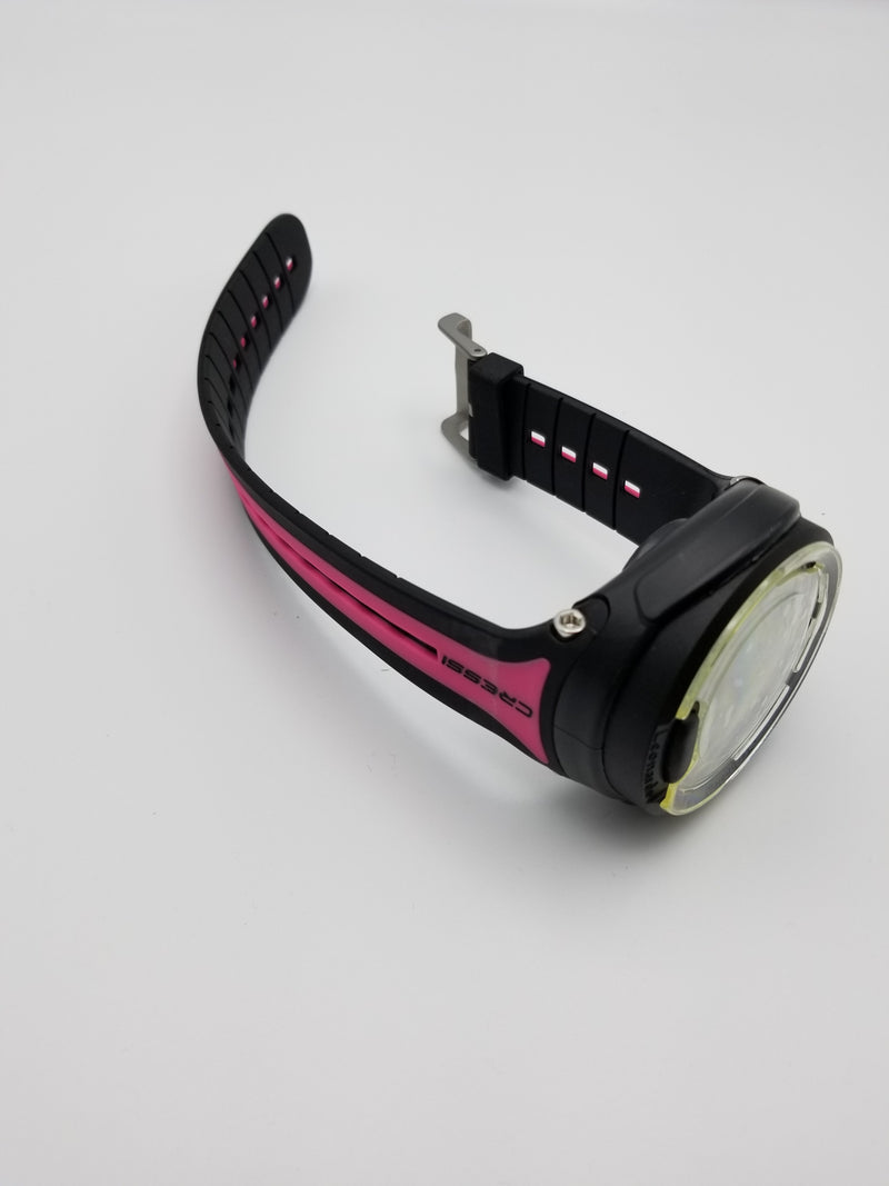 Used Cressi Leonardo Dive Computer Watch -Black / Pink - DIPNDIVE