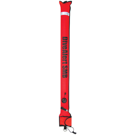 Dive Alert SMB Surface Marker Buoy Stainless Steel Inflation Nozzle DMB4SO - Orange - DIPNDIVE