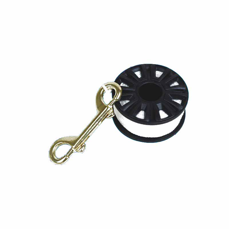 Scuba Max DR-03-W 100 Ft Finger Spool with Brass Clip - DIPNDIVE