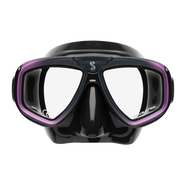 Used ScubaPro Zoom Evo Dive Mask Color: Purple/BLK - DIPNDIVE