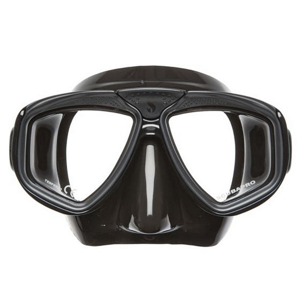 Used ScubaPro Zoom Evo Dive Mask - Full Black - DIPNDIVE