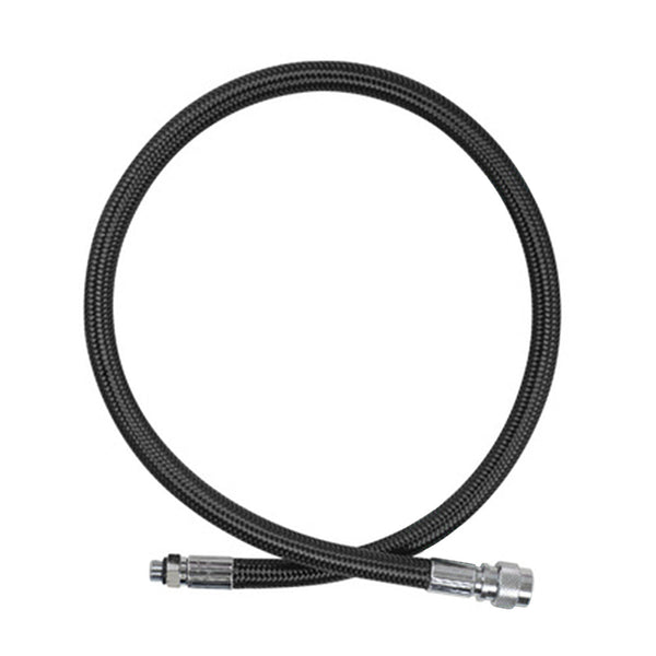 Open Box XS Scuba Miflex BC Hoses-Black-14 inches - DIPNDIVE