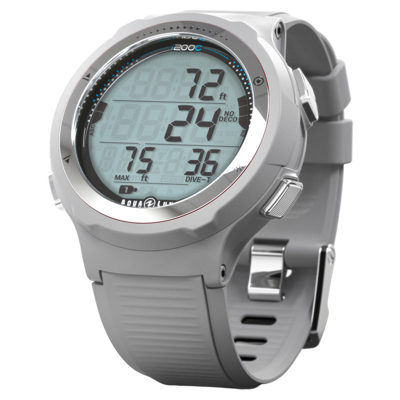 Open box Aqua Lung i200C Wrist Dive Computer - Grey - DIPNDIVE