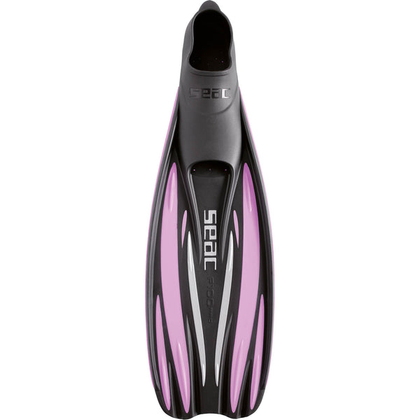Open Box Seac F 100 PRO Ultra Light Underwater Full Foot Fins - Pink, Size: 7-8 ( 40/41 ) - DIPNDIVE