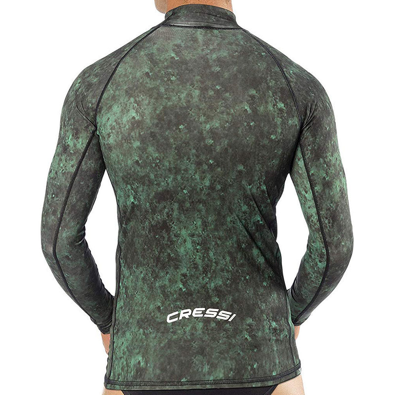 Open Box Cressi Hunter Rash Guard-Green-XLG - DIPNDIVE